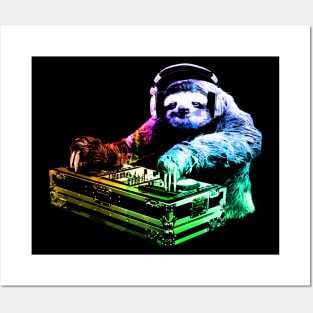 DJ Sloth Posters and Art